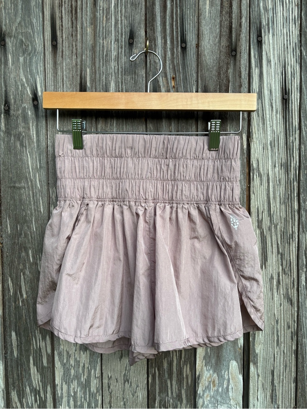 Free People Movement The Way Home Shorts light purple size medium